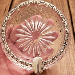 Vintage sterling silver ash tray